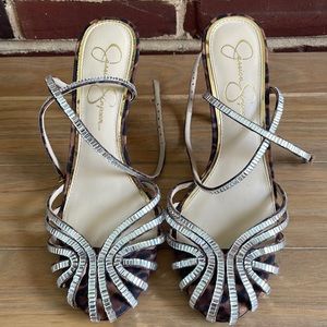 Jessica Simpson wrap heels